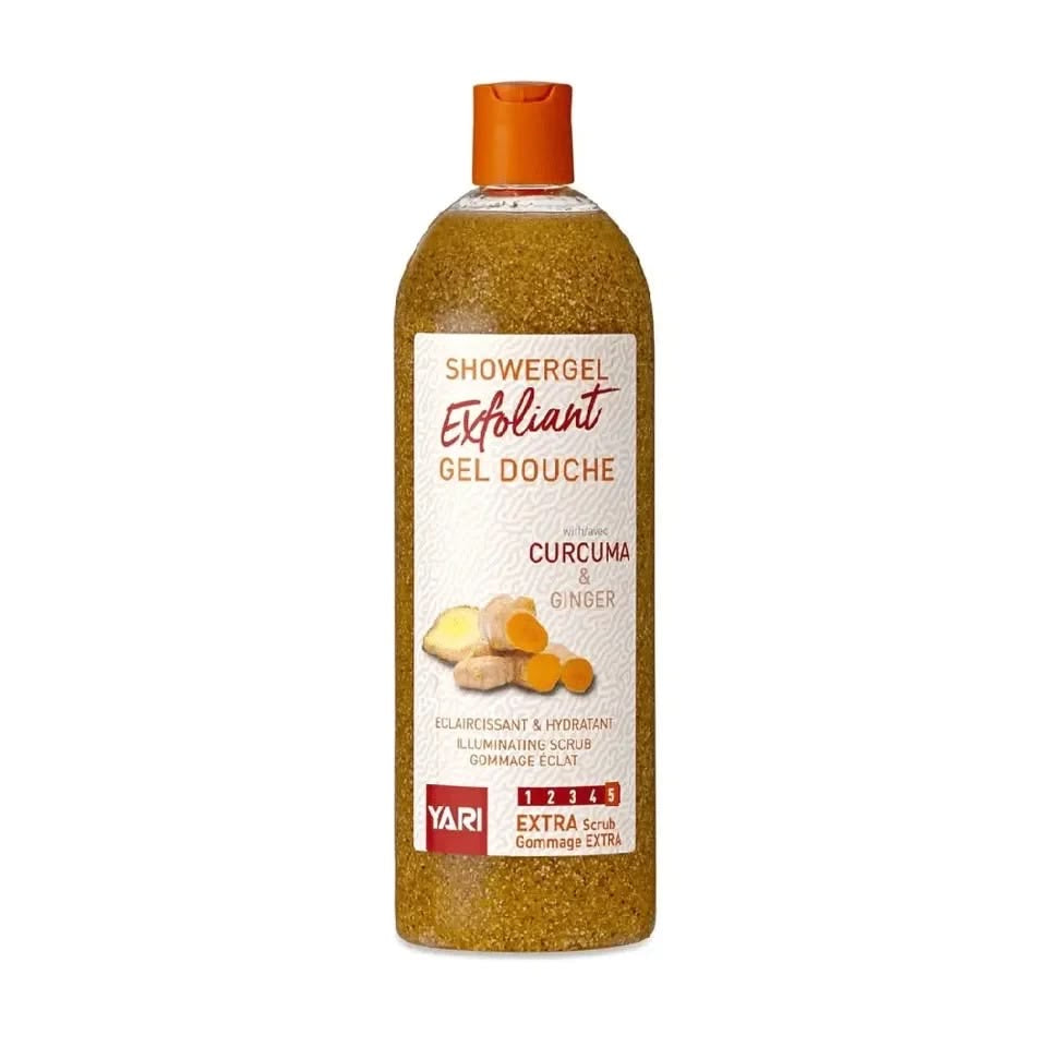 Yari Gel Douche Gommant Éclaircissant Curcuma & Gingembre – 1000 ml