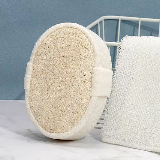 ÉPONGE EXFOLIANTE 2 EN 1 – SOIN DOUCHE & GOMMAGE DOUX