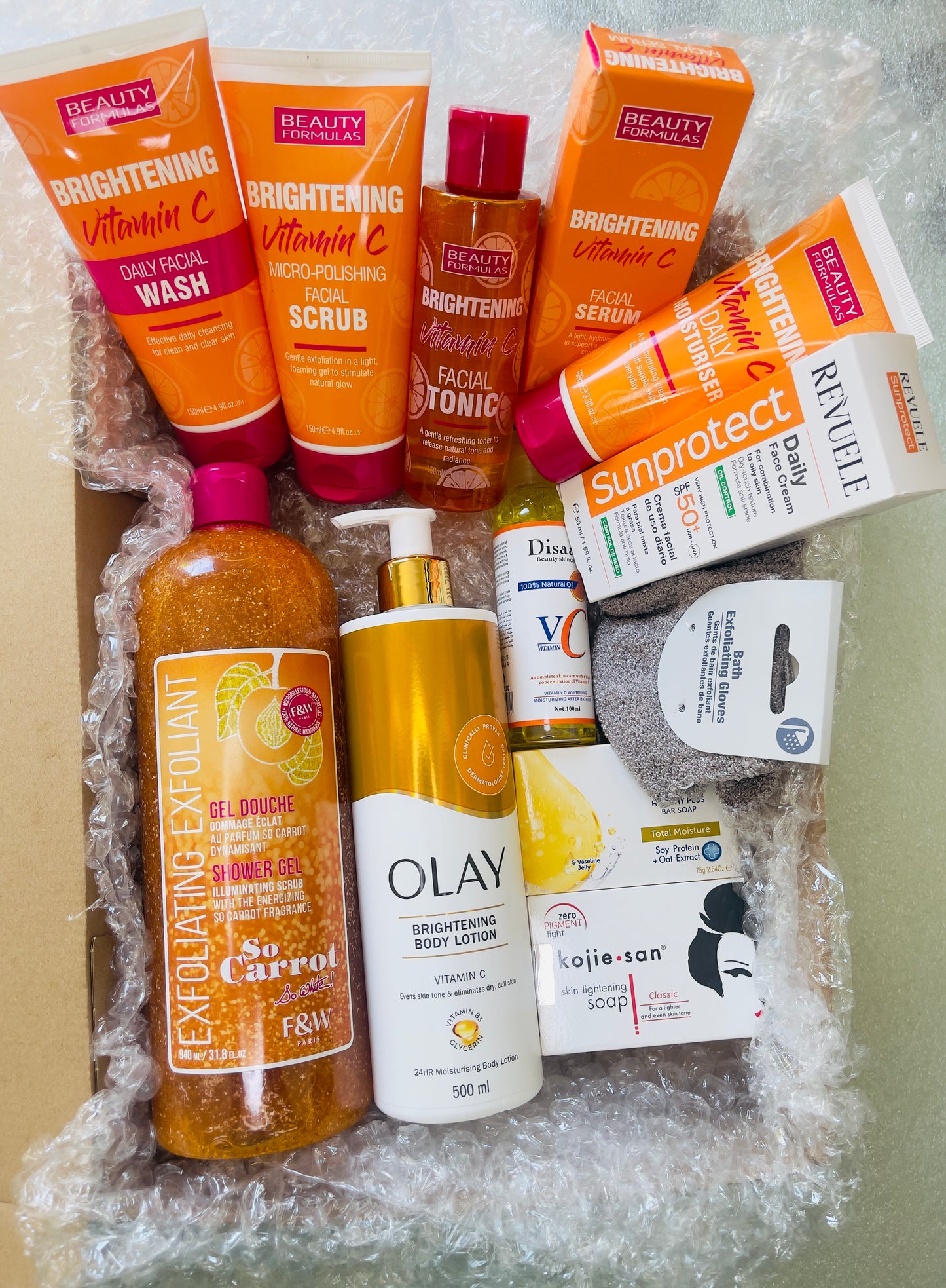 Kit Éclat & Anti-Taches à la Vitamine C (COMPLET)