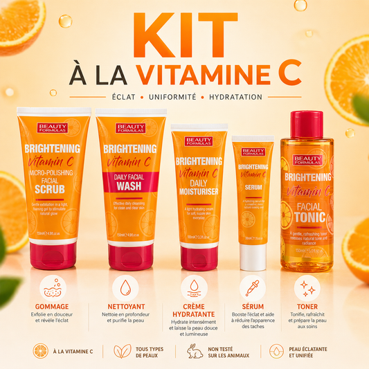 Kit Visage Vitamine C – Routine Éclat & Anti-Taches