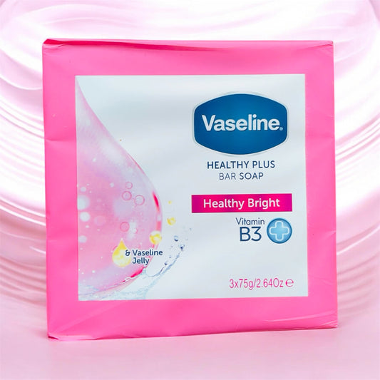 Vaseline Healthy Bright – Savon Hydratant & Éclaircissant (3 x 75 g)