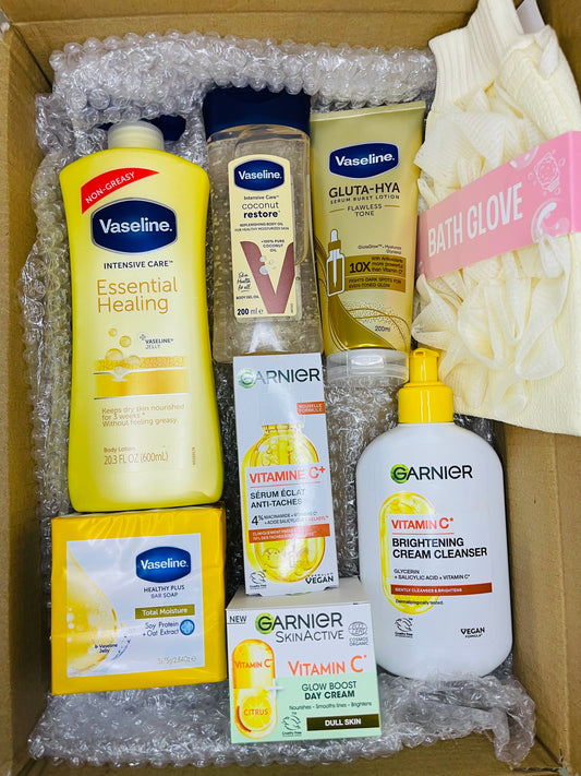 Kit Éclat & Hydratation Intense – Vitamine C & Vaseline