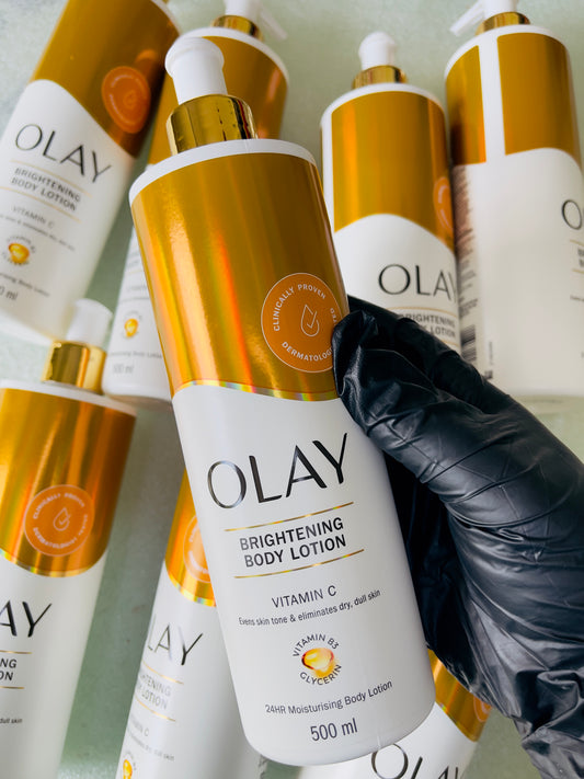 Lait Corporel Olay Vitamin C – Éclat, Unification & Hydratation
