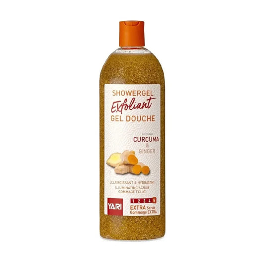 Yari Gel Douche Gommant Éclaircissant Curcuma & Gingembre – 1000 ml