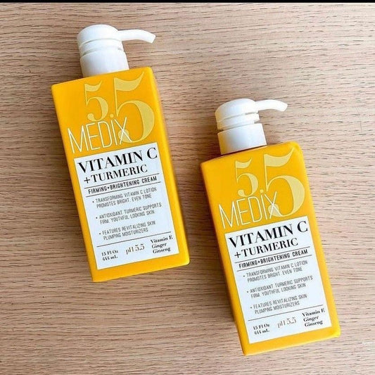 Lait Clarifiant Éclat – Vitamine C & Curcuma (Medix 5.5)