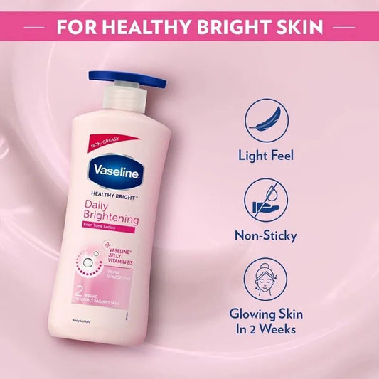 Vaseline Healthy Bright – Lait Corporel Éclaircissant & Hydratant