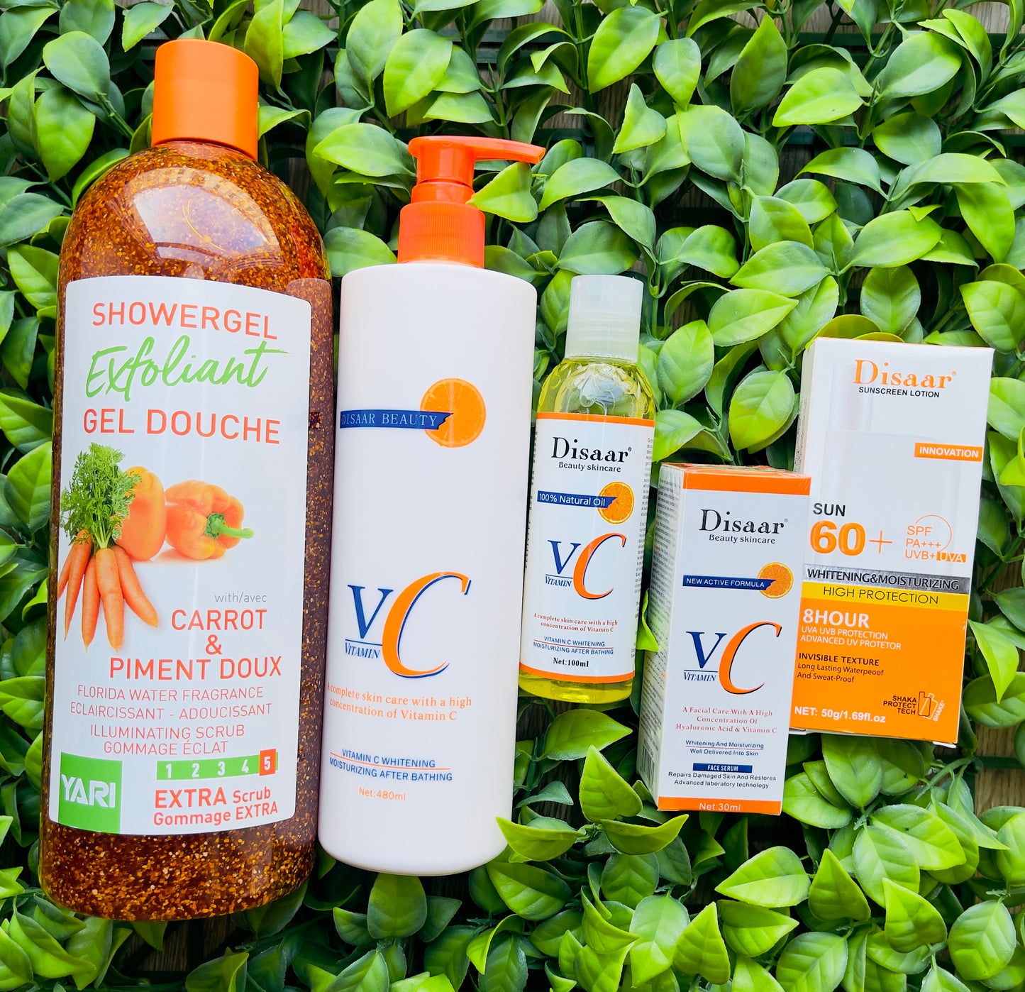 Kit DISAAR Vitamine C – Anti-Taches & Teint Lumineux Visage & Corps