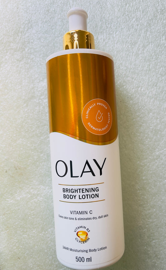 Lait Corporel Olay Vitamin C – Éclat, Unification & Hydratation