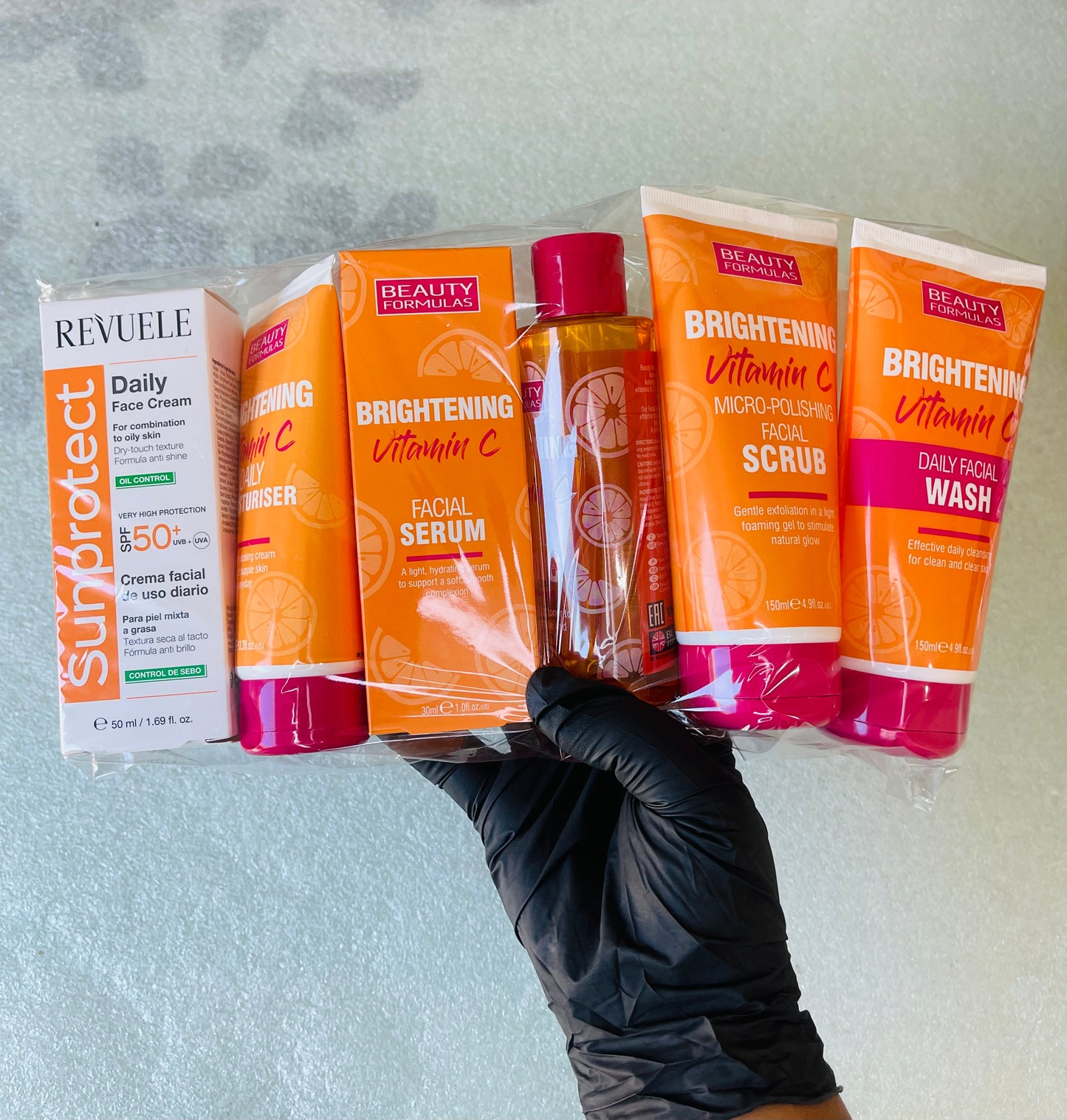 Kit Éclat & Anti-Taches à la Vitamine C (COMPLET)