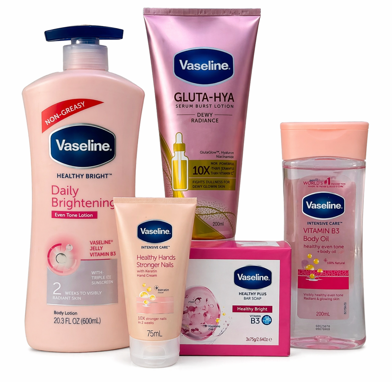 KIT VASELINE ÉCLAT, HYDRATATION & UNIFICATION DU TEINT