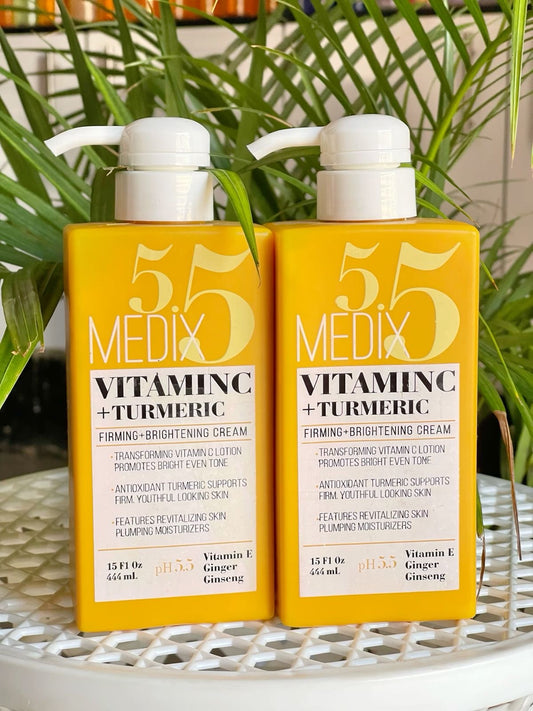 Lait Clarifiant Éclat – Vitamine C & Curcuma (Medix 5.5)
