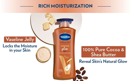 Lotion Vaseline Cocoa Radiant – Hydratation & Éclat pour le Corps