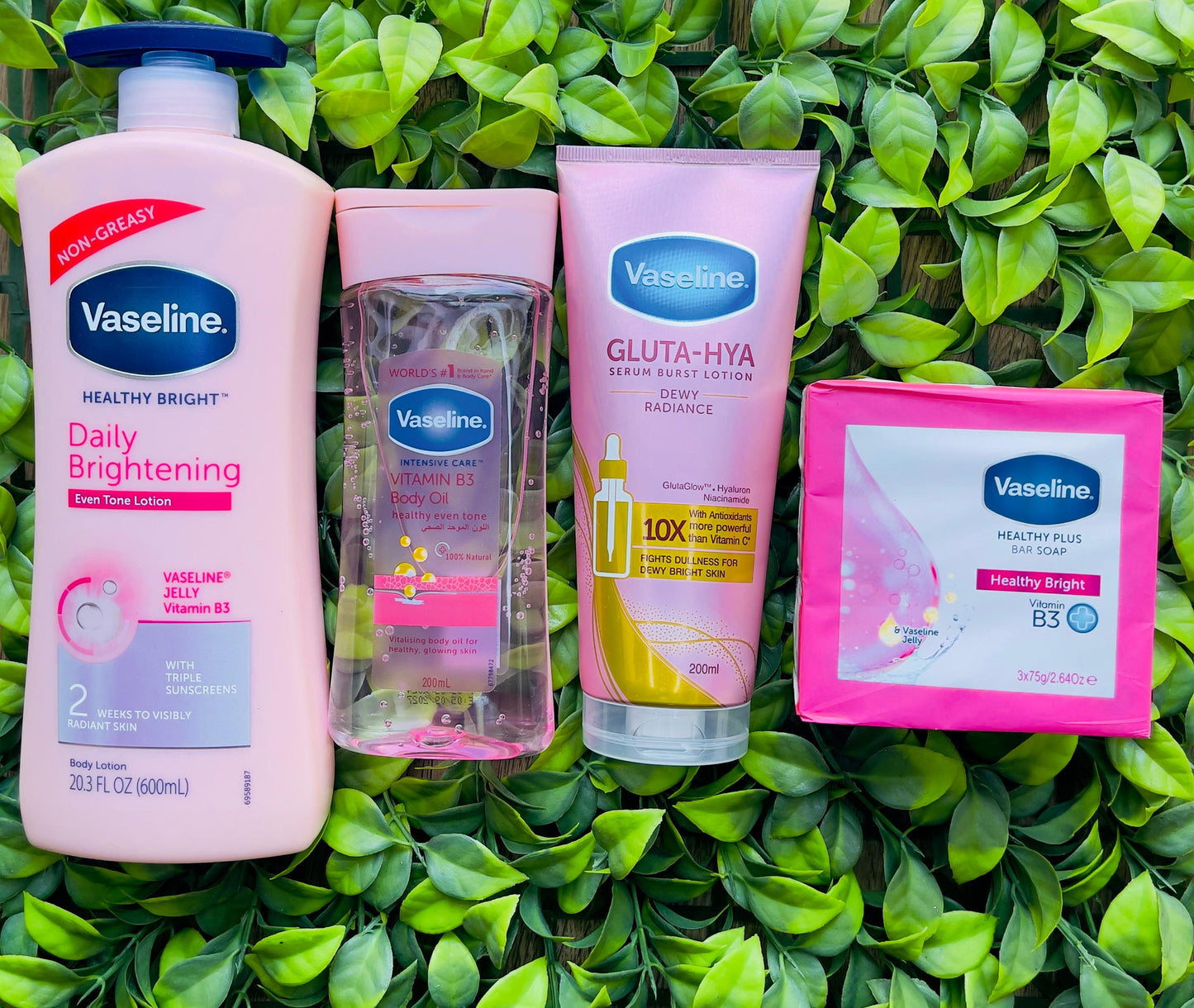 Gamme Vaseline Rose – Daily Brightening (Vitamine B3)