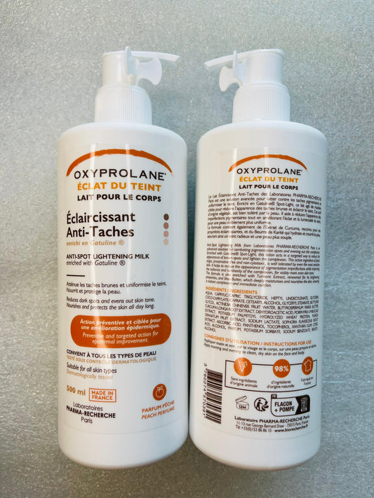 Lait Éclaircissant & Hydratant Oxyprolane